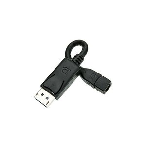 (*) 0.15 Meter (6") Mini DisplayPort Female to DisplayPort Male Video Adapter Cable