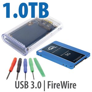 DIY KIT: OWC On-the-Go FW800/USB 3.0 2.5" Enclosure + 1.0TB Mercury Electra 3G SSD