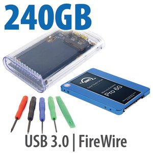 DIY KIT: OWC On-the-Go FW800/USB 3.0 2.5" Enclosure + 240GB Mercury Extreme Pro 6G SSD