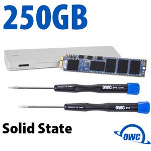 250GB OWC Aura Pro 6Gb/s SSD + OWC Envoy Upgrade Kit for MacBook Air (2012)