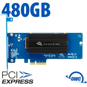 (*) 480GB OWC Accelsior 1M2 NVMe PCIe SSD