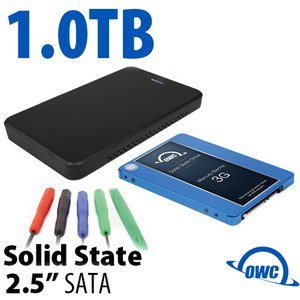 DIY KIT: OWC Express USB 2.0 2.5" Enclosure + 1.0TB Mercury Extreme Pro 6G SSD