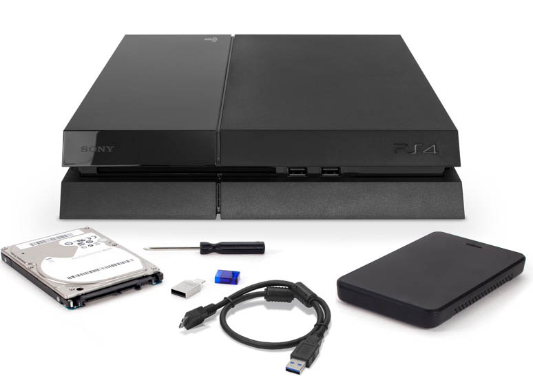 PS4 Upgrade Kit Capacities