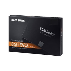 (*) 250GB Samsung 860 EVO Series Series 2.5-inch 7mm SATA 6.0Gb/s (3.0Gb/s and 1.5Gb/s backwards compatible) Solid-State Drive.